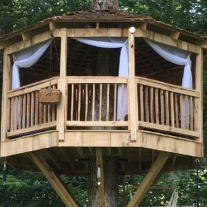 The White River © : 8' Octagonal Treehouse Plan