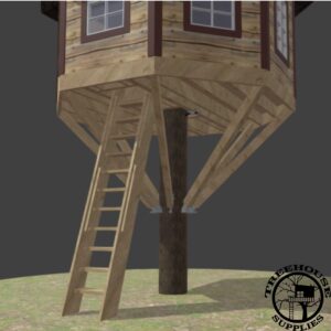 The Rio Grande © : 12' Octagonal Treehouse Plan