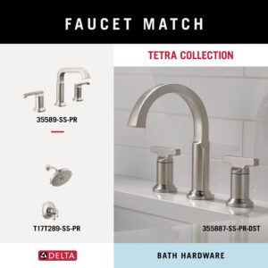 DELTA FAUCET 78935-SS Tetra Towel Hook, Stainless Steel