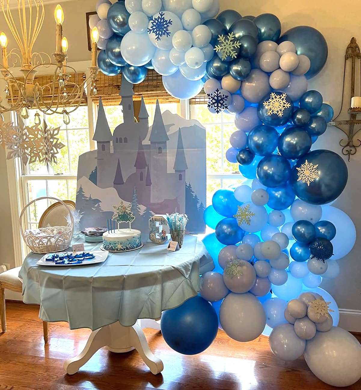 Blue Balloon Metallic Blue Balloons, 60Pcs 12Inch Chrome Blue Balloons Macaron Baby Blue Balloons Pearl Blue Balloons Navy Blue Latex Balloons for Birthday Wedding Baby Shower Party Decoration