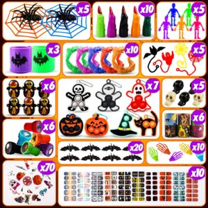 300 PCS Halloween Party Favors for Kids,Halloween Toys Bulk,Halloween Goodie Bag Fillers,Halloween Favors for Kids Classroom Prize