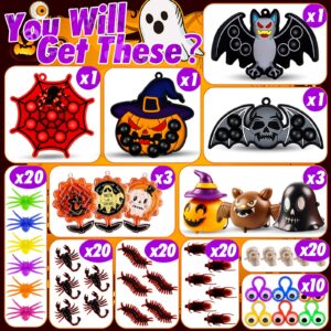 300 PCS Halloween Party Favors for Kids,Halloween Toys Bulk,Halloween Goodie Bag Fillers,Halloween Favors for Kids Classroom Prize