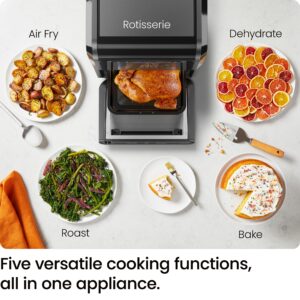 Chefman 12-Quart 6-in-1 Air Fryer Oven with Digital Timer, Touchscreen, and 12 Presets - Family Size Countertop Convection Oven, Dishwasher-Safe Parts