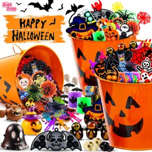 300 PCS Halloween Party Favors for Kids,Halloween Toys Bulk,Halloween Goodie Bag Fillers,Halloween Favors for Kids Classroom Prize