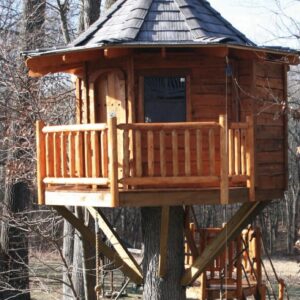 The Rio Grande © : 12' Octagonal Treehouse Plan