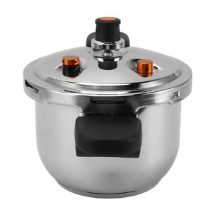 Pressure Cooker, 16cm Safety Valves 304 Stainless Steel and Plastic Electric Pressure Cooker Rapid Heating Pressure Cooker Kitchen Tool for Cooking