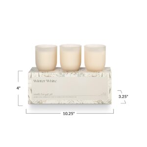 ILLUME Candle Trio Gift Set, Winter White