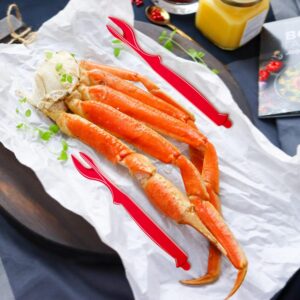 12Pcs Crab Legs Crackers, Seafood Cracker for Crab, Lobster, Crawfish, Prawns and Shrimp, Super Easy Seafood Sheller, Seafood Tools