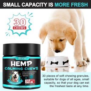 VCTSOF Calming Chews for Dogs 30 Cherws, Dog Calming Treats, Helps with Dog Anxiety, Separation, Barking, Stress Relief, Melatonin for Dogs, Sleep Calming Aid, All Breeds & Sizes (Pekingduck-30Chews)