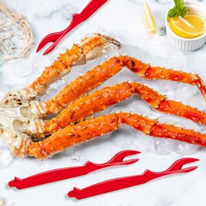 12Pcs Crab Legs Crackers, Seafood Cracker for Crab, Lobster, Crawfish, Prawns and Shrimp, Super Easy Seafood Sheller, Seafood Tools