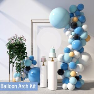 Summer&Kiss Balloon Arch Kit 8.2 ft High & 5 ft DIY Free Bending Shape Half Arch Balloon Stand Irregular Standing Balloon Arch Stand with Base for Party Birthday Graduation Wedding Backdrop Decoration