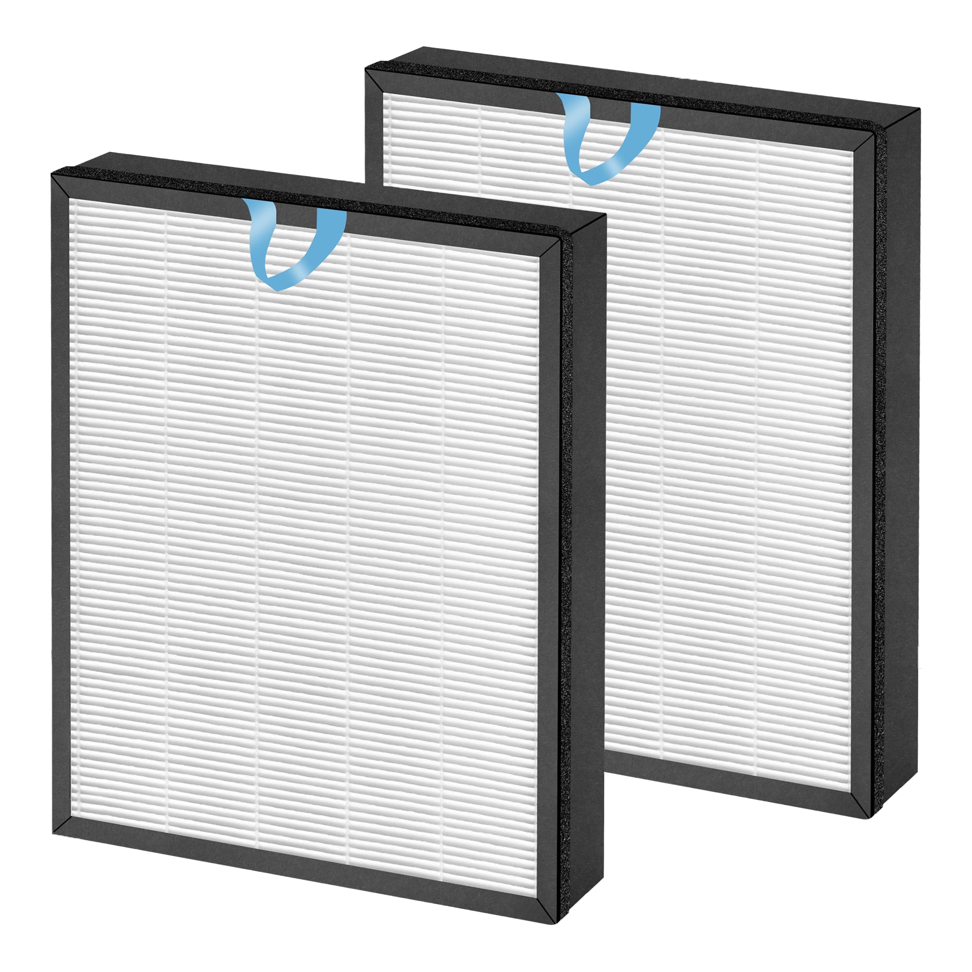 ROMON Vital 100S Replacement Filter for LEVOIT Vital 100S Air Purifier, 3-in-1 H13 True HEPA Activated Carbon Filter, Compared to Part # Vital 100S-RF, 2 Pack, White