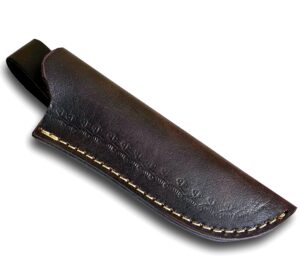 jnr traders leather knife sheath handmade heavy duty 8 inch knife leather sheath for 4 inch blade fixed blade hunting skinning knife sh501