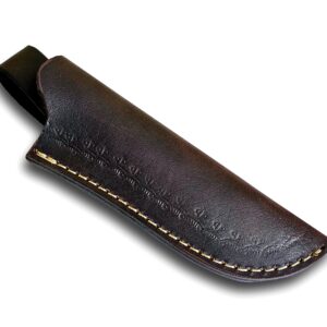 JNR Traders Leather Knife Sheath Handmade Heavy Duty 8 inch Knife Leather Sheath for 4 Inch Blade Fixed Blade Hunting Skinning Knife sh501