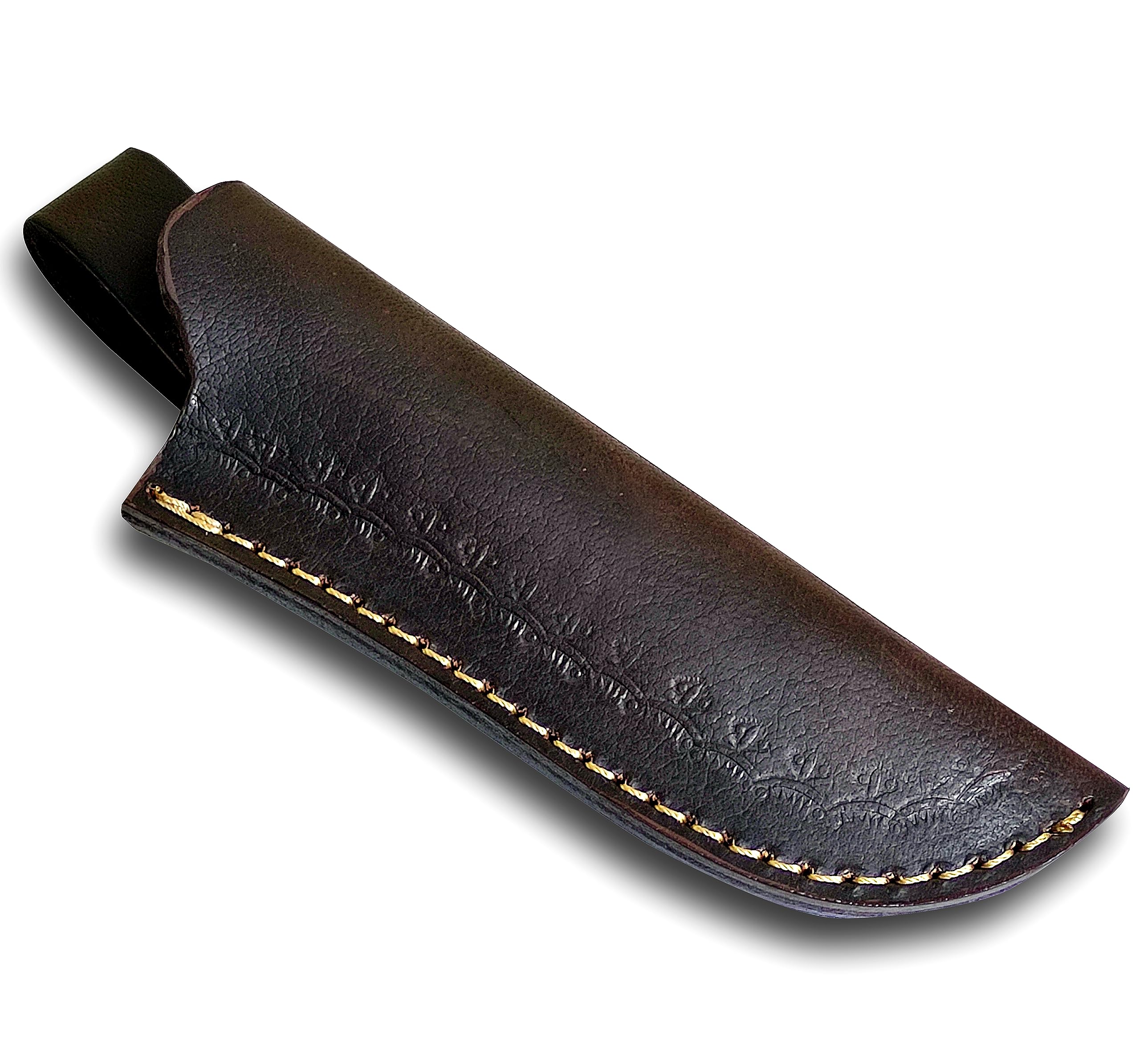 JNR Traders Leather Knife Sheath Handmade Heavy Duty 8 inch Knife Leather Sheath for 4 Inch Blade Fixed Blade Hunting Skinning Knife sh501