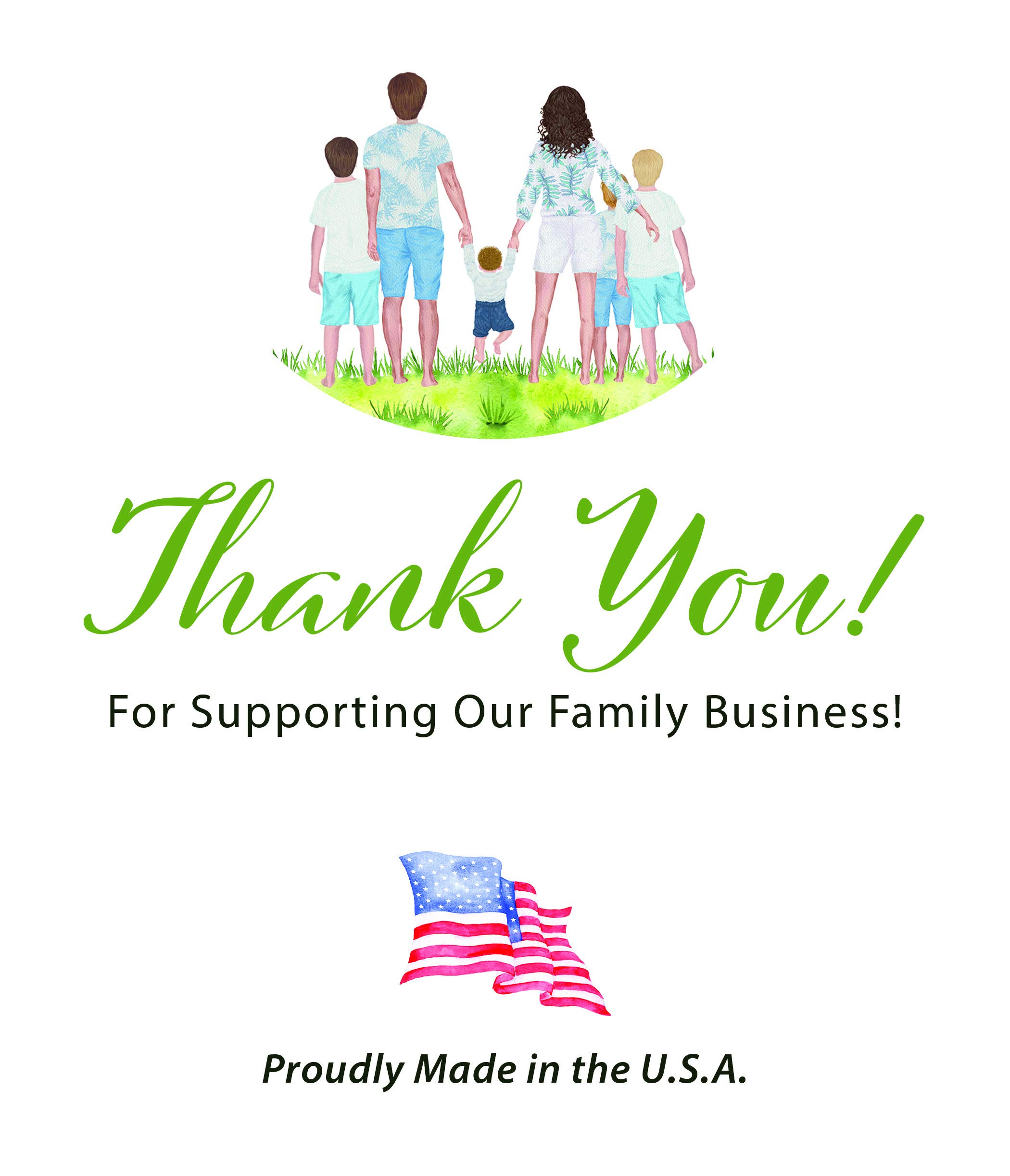 M Market On Mainstreet Special Thank You Card, 5"x7" Greeting Card w/Envelope, Made in the USA (NICU Thank You)