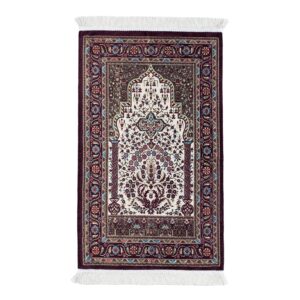 moonlike turkish prayer rug, purple prayer rug, prayer mat travel, portable prayer mat muslim, prayer rugs islam, prayer mat islam thick, ramadan gift (purple)