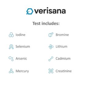 Toxic & Essential Elements Test – Urine Analysis for 8 Elements and Heavy Metals including Mercury, Arsenic and Cadmium – Verisana