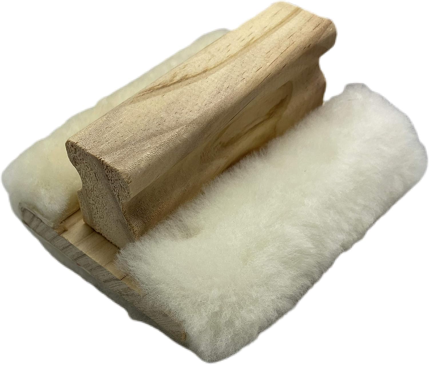 5" Genuine Lambskin Hand Stainer Block and Pad - Staining and Polyurethane - Hardwood Surfaces - Lambwool is The Professionals Choice. Great for Faux Painting (1)