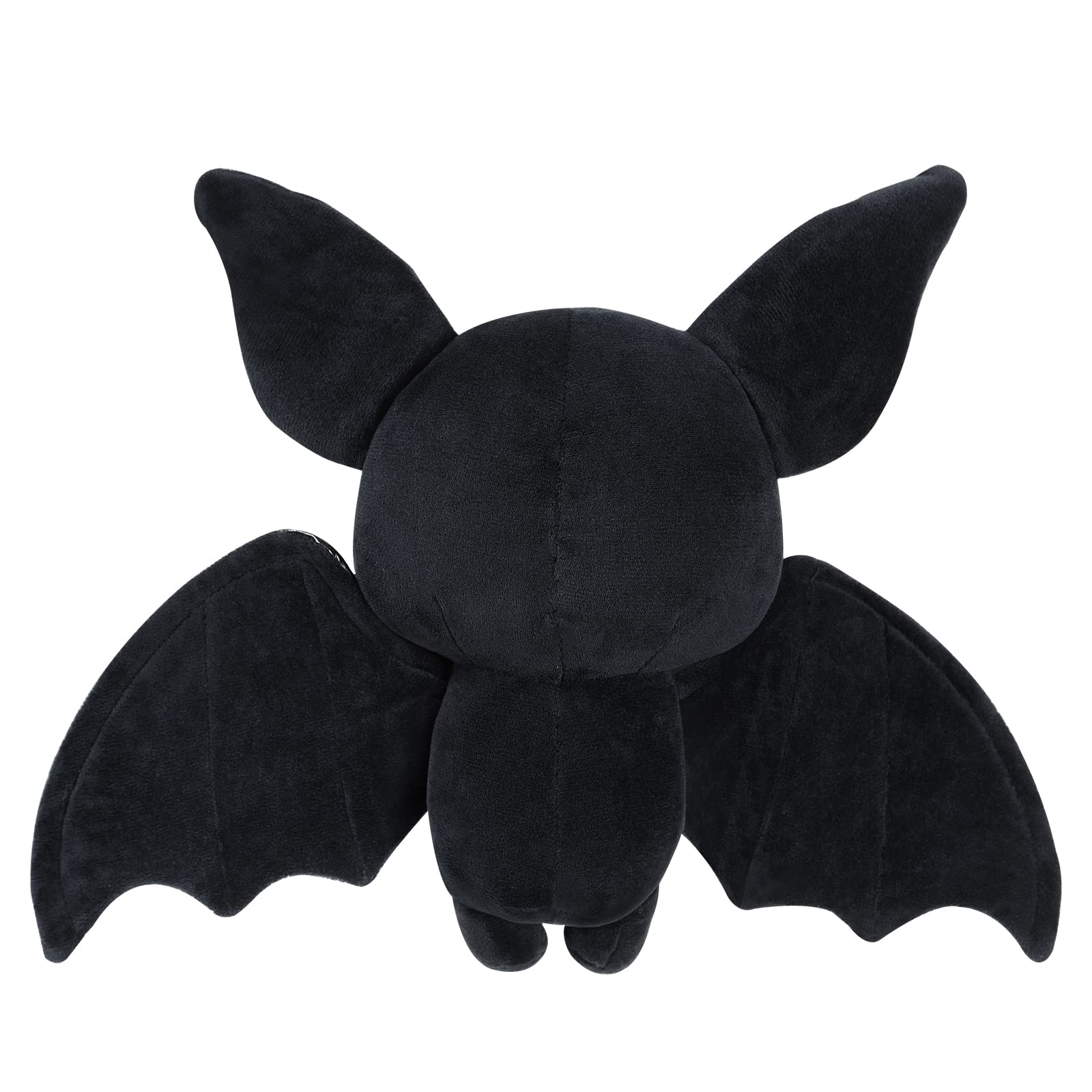 Littleforbig Cute Bat Stuffed Animals Plush Toys Halloween Black Bat Soft Hugging Plushie Pillow Decor Furry Black Bat Dolls