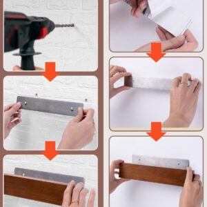 Magnetic Knife Holder 1 Pcs 16In Premium Acacia Wood Magnetic Knife Strip Heavy Duty Magnet Strip for Knives