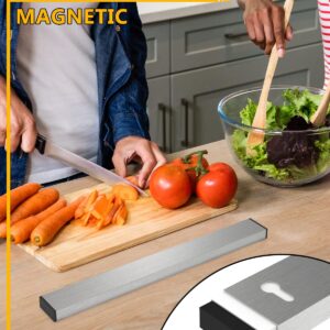 Magnetic Knife Holder 1 Pcs 16In Premium Stainless Steel Magnetic Knife Strip Heavy Duty Magnet Strip for Knives