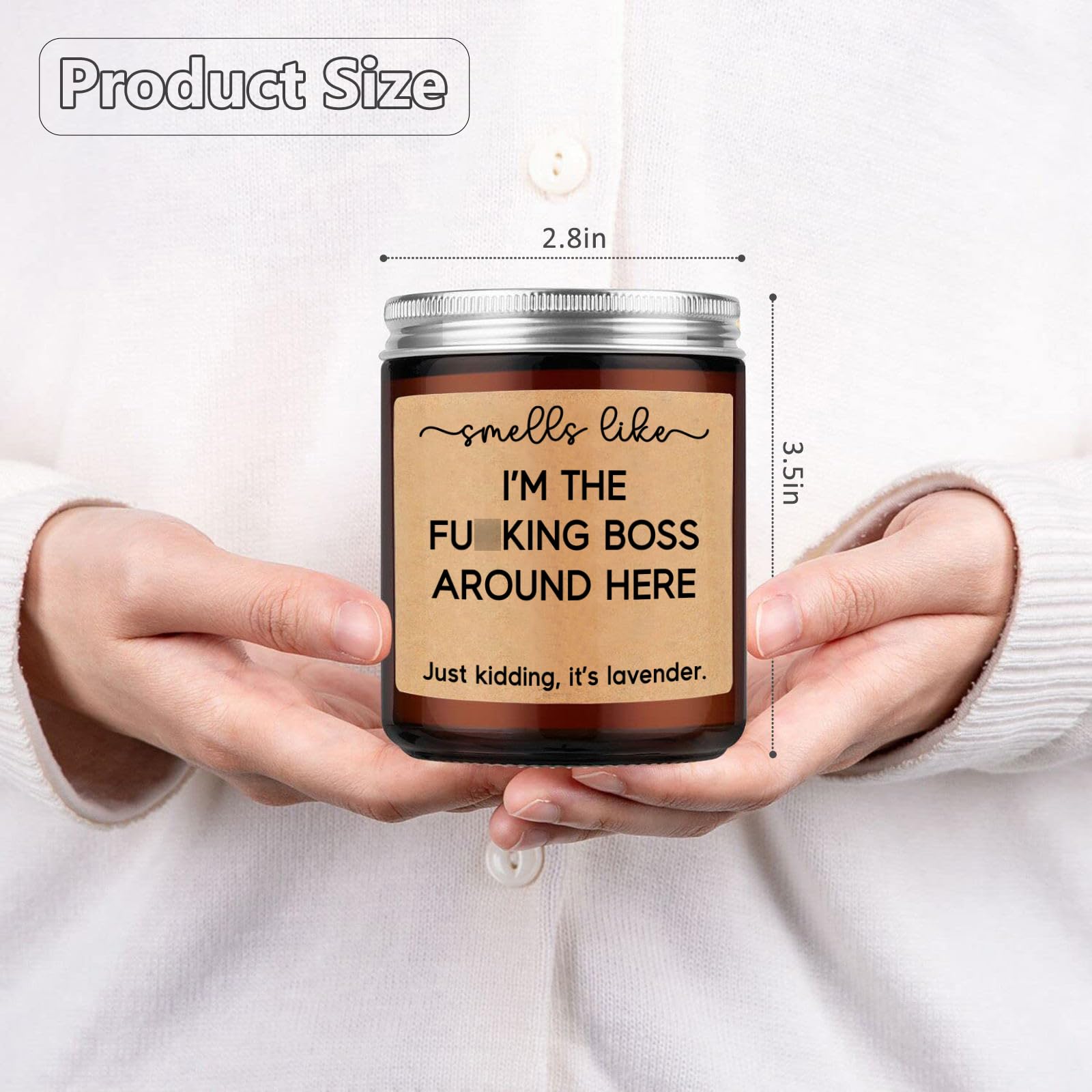 Fairy's Gift Candle, Boss Gifts for Women Men, Gifts for Boss, Funny Boss Gifts - Boss Day, Christmas, Birthday Gifts for Boss Men, Female Boss, Best Boss, New Business Owner, Entrepreneur, Boss Lady