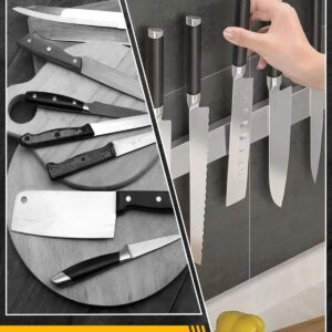 Magnetic Knife Holder 1 Pcs 16In Premium Stainless Steel Magnetic Knife Strip Heavy Duty Magnet Strip for Knives