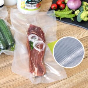 Happy Seal Vacuum Sealer Bags 11" x 150' Rolls for Food Saver, Custom Fit Vac Storage Bags, Meal Prep or Sous Vide, Commercial Grade Vacuum Seal Freezer Bags