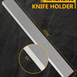 Magnetic Knife Holder 1 Pcs 16In Premium Stainless Steel Magnetic Knife Strip Heavy Duty Magnet Strip for Knives