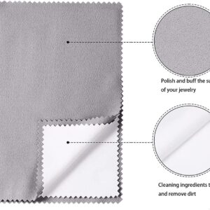 JARGOD Pro Size Silver Polishing Cloth Jewelry Cleaning Cloth 11" X 14" inches for Cleaning Gold, Silver and Platinum Jewelry Coins Watch, Keeps Jewelry Clean and Shining. (Pack of 1)