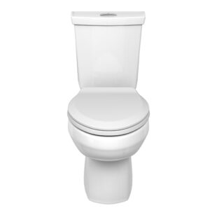 American Standard 606CA002.020 H2Option Two-Piece Toilet with Toilet Seat and Wax Ring, Elongated Front, Standard Height, Dual Flush, White, 0.92 - 1.28 gpf