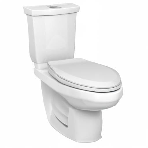 American Standard 606CA002.020 H2Option Two-Piece Toilet with Toilet Seat and Wax Ring, Elongated Front, Standard Height, Dual Flush, White, 0.92 - 1.28 gpf