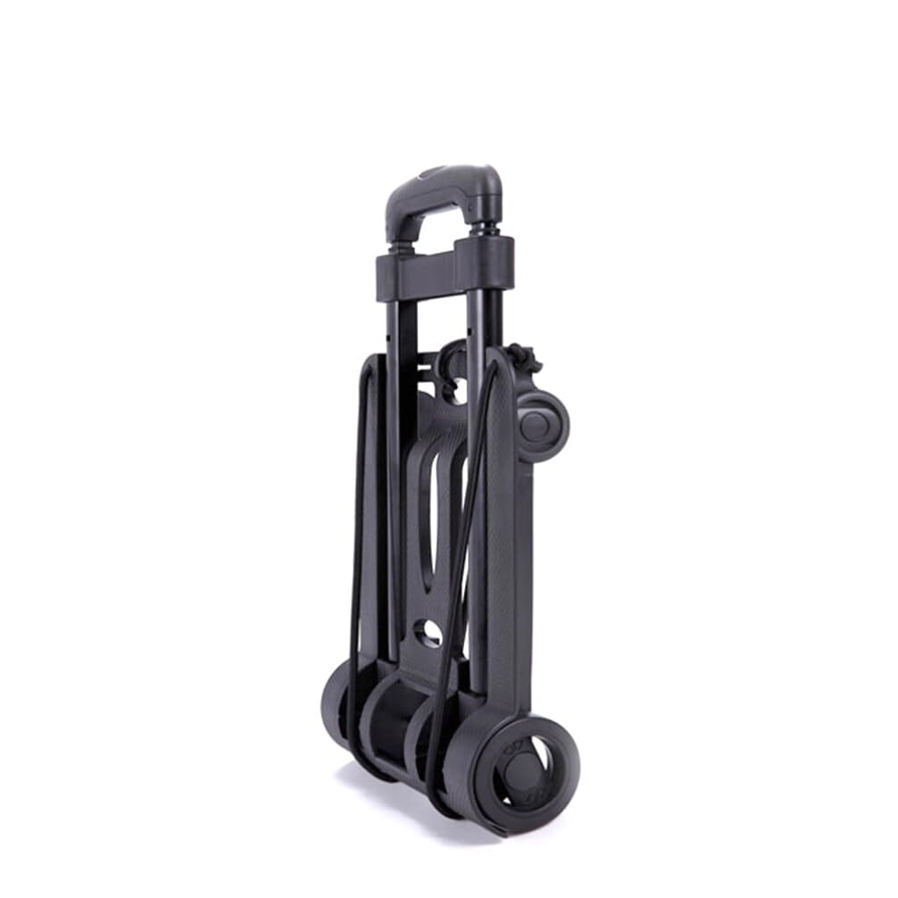 Folding Hand Truck Dolly Cart, Collapsible Hand Cart with Adjustable Handle Lightweight Trolley Cart for Moving, Travel, Shopping, Office Use, Portable and Compact