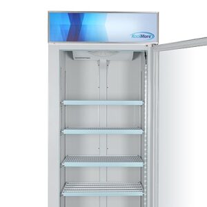 KoolMore MDF-1GD-23C-WH 31 in. Commercial One Glass Door Display Upright Freezer Merchandiser in White 23 Cu. Ft