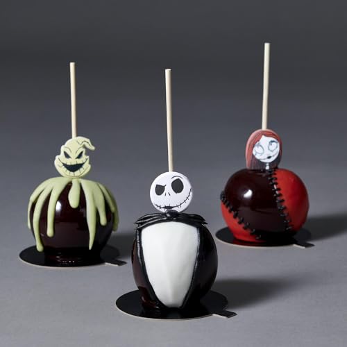 DecoPac The Nightmare Before Christmas Rings, Cupcake Decorations Featuring Jack, Sally, And Oogie Boogy - 24 Pack