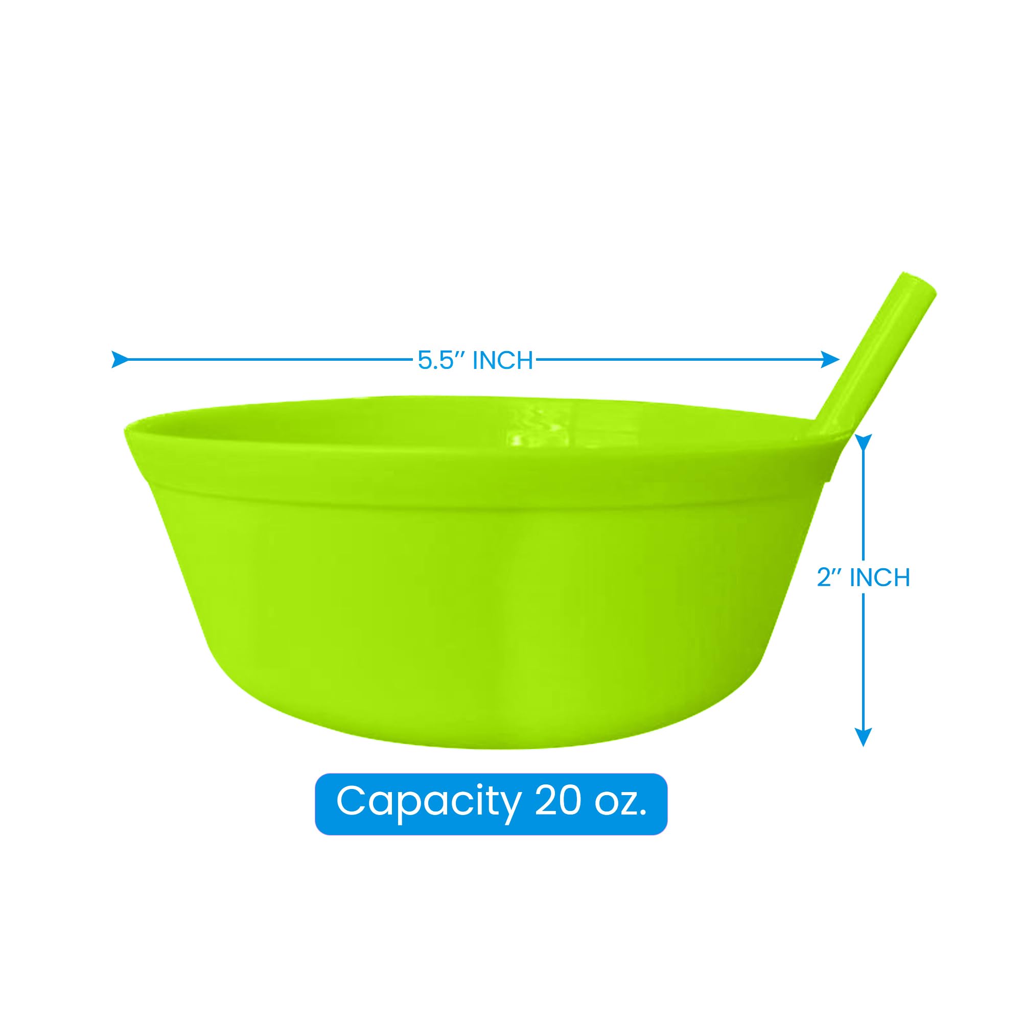 Quiet Book Club Cereal Bowls with Straws for Kids Bowls with Straw for Cereal Childrens Bowls with Straw Built in for Kids Plastic Straw Bowls for Toddlers Dishwasher Safe BPA FREE for boys