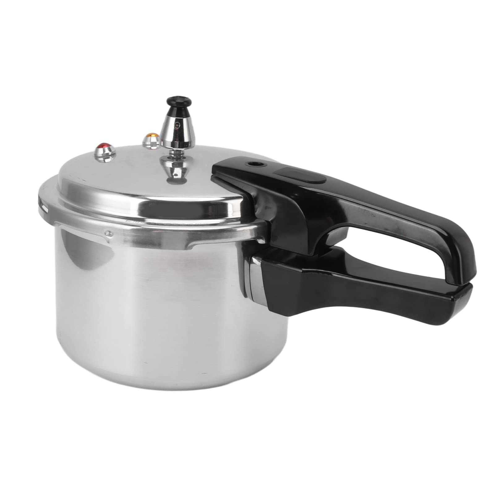 Miskall Pressure Cooker, 3 Liter Aluminum Alloy Pressure Cooker 18cm Bottom 3L Mini Pressure Cooker for Gas Stove