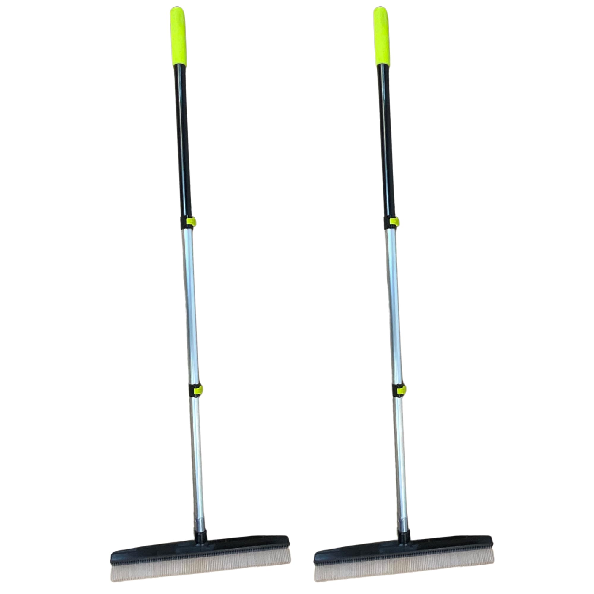 A-to-Z Supply Room Groom Carpet Rake and Groomer with Telescoping 54" Adjustable Handle, Portable Design, Carpet Brush Ideal for Pet Hair, Refreshing High Pile Carpets and Artificial Turf, (Pack of 2)