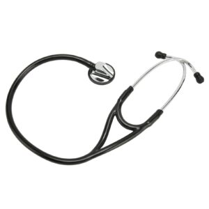 cardiology stethoscope, professional single head stethoscope stethoscope for nurses and doctors black