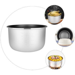 Cabilock Rice Cooker Inner Pot Inner Cooking Pot Aluminum Electric Rice Cooker Liner Non-stick, Non-stick Cooking Pot Rice Cooker Liner Accessories (2L) Universal Inner Pot