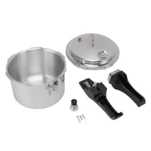 Miskall Pressure Cooker, 3 Liter Aluminum Alloy Pressure Cooker 18cm Bottom 3L Mini Pressure Cooker for Gas Stove