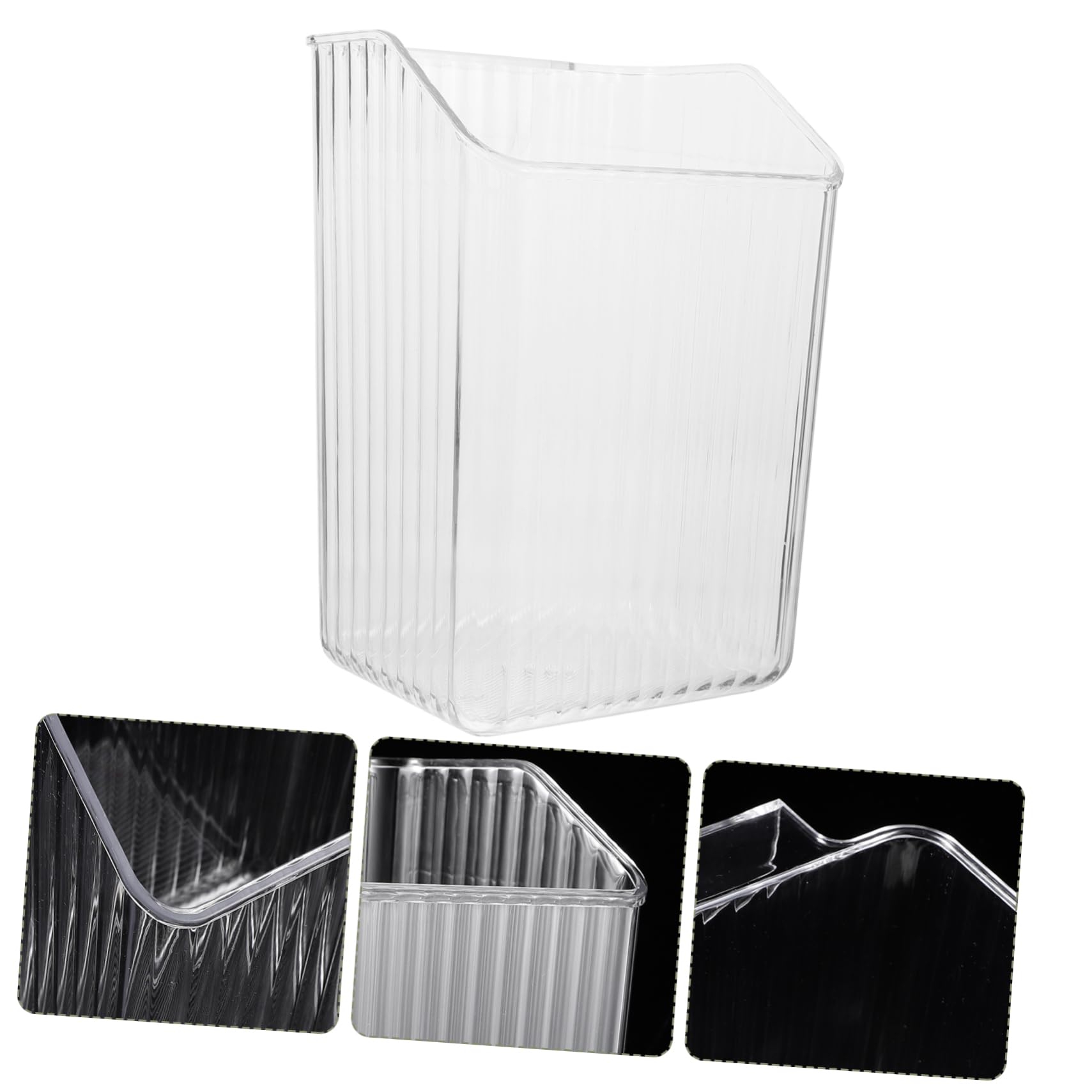 Cabilock 4pcs Wall Hanging Storage Basket Wall Kitchen Organizer Kitchen Trash can Bins Trash containers Recycle bin for Kitchen Office The pet Cabinet Door Trash bin Cabinet