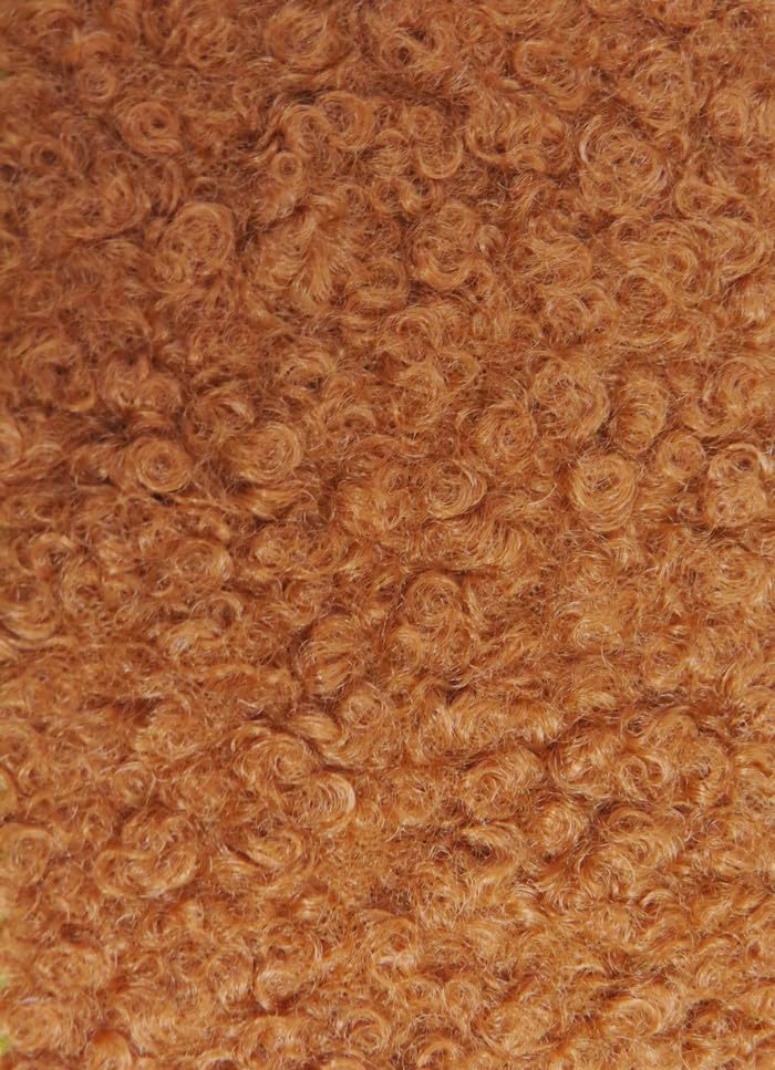 Sherpa Teddy Knit Fabric - 8 Colors - Sold by The Yard DIY Interior Lining for Clothing & Accessories Winter Wear Costumes (Camel)