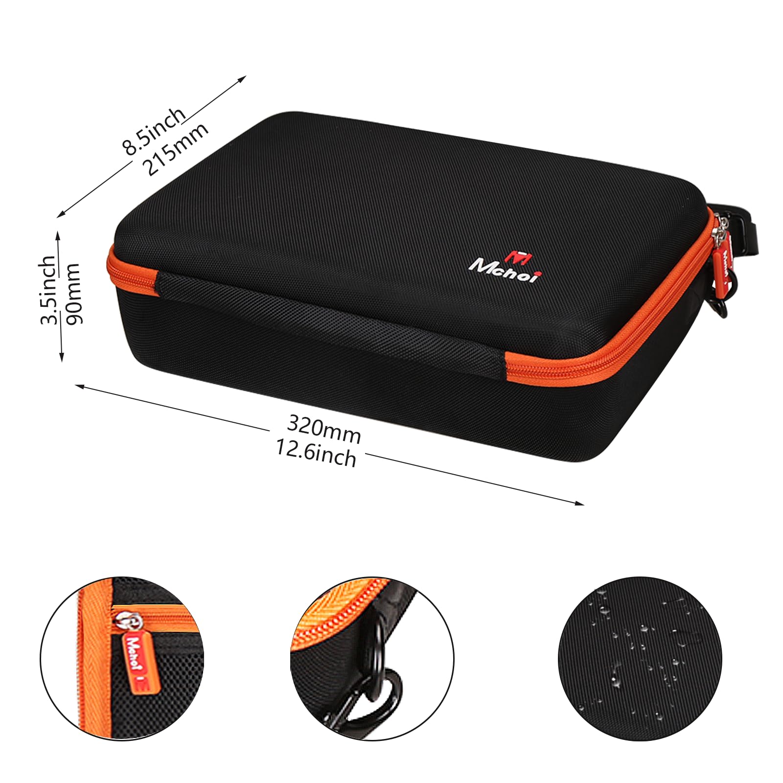 Mchoi Hard Case Suitable for BLACK+DECKER Jig Saw 4.5 -Amp BDEJS300C, Waterproof Shockproof Jig Saw Carrying Protective Case, Case Only