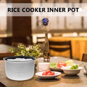 Cabilock Rice Cooker Inner Pot Inner Cooking Pot Aluminum Electric Rice Cooker Liner Non-stick, Non-stick Cooking Pot Rice Cooker Liner Accessories (2L) Universal Inner Pot