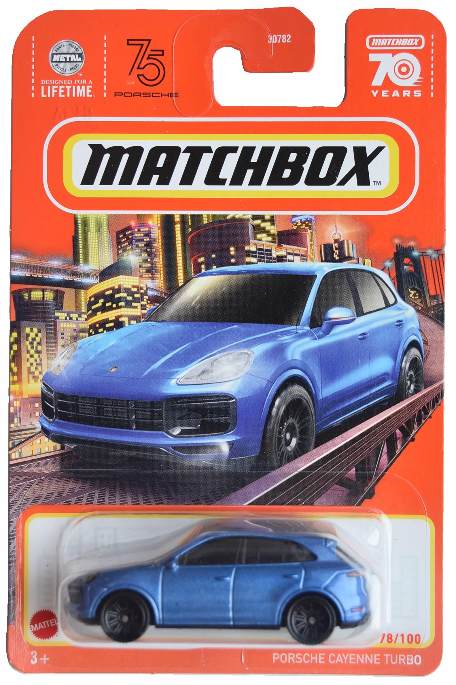 Matchbox Porsche Cayenne Turbo, Blue 78/100