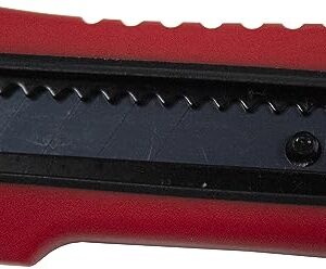 ALLWAY SK9B 9mm Pro Soft-Grip Snap-Off Knife with Auto-Lock and 1 Premium Blackened Steel Blade