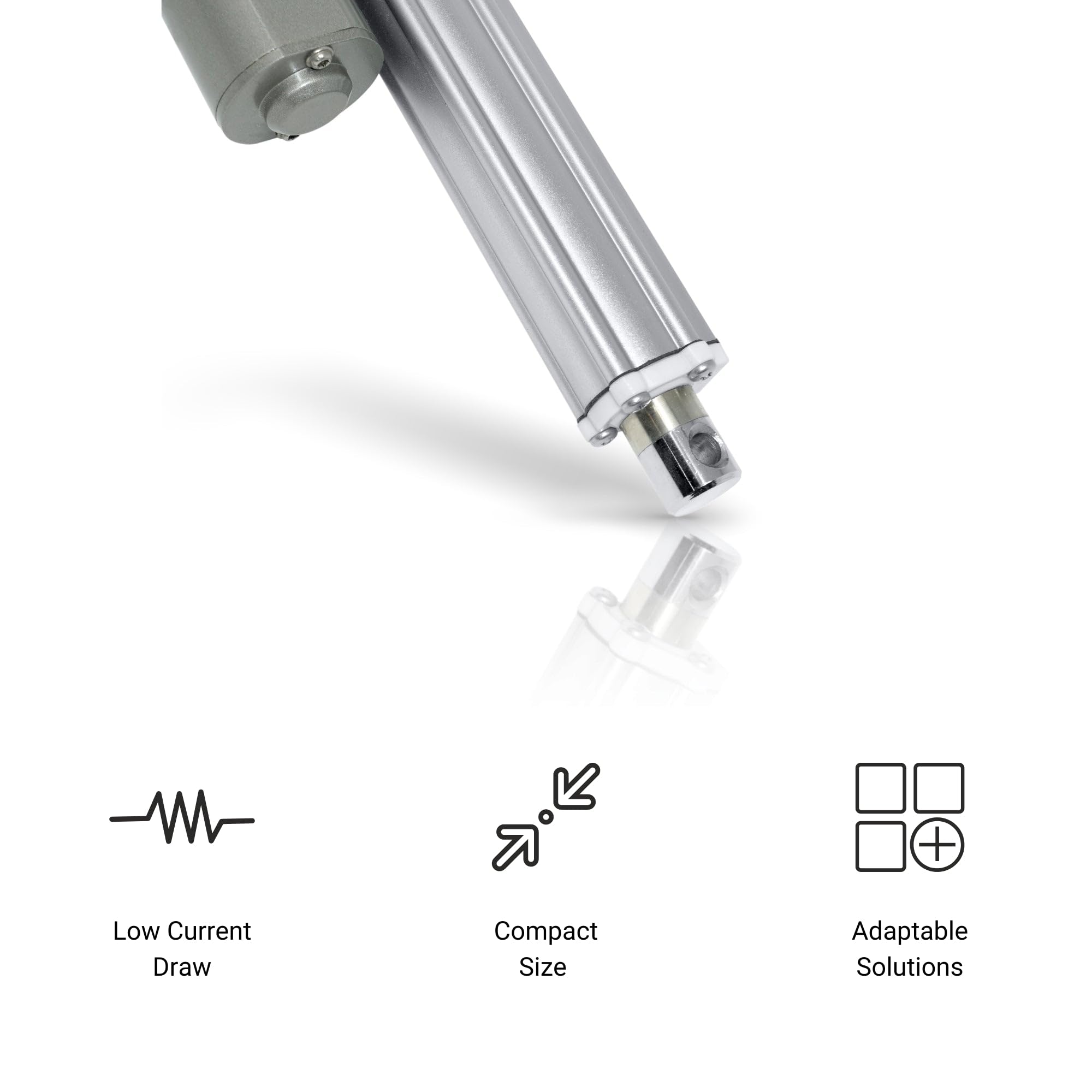 Progressive Automations 24V Industrial Linear Electric Actuator - 12 inches Stroke, High Force 330 lbs, Stainless Steel Rod, Brushed DC Motor, Durable Stroke for Marine, Automation, Robotics, PA-09