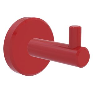 allied brass mb-20-fer malibu robe hook, fire engine red